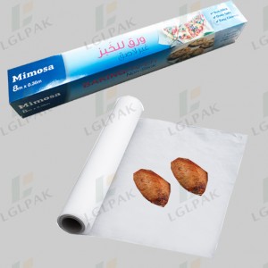 Professional Design China Wholesale Grease Proof White Silicone Parchment Baking Paper